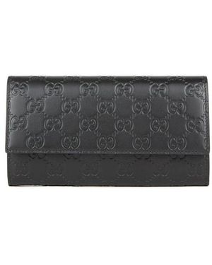 Gucci Signature Long Wallet - Zwart