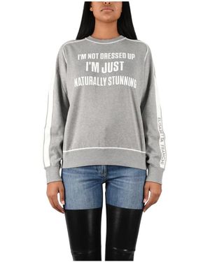 Elisabetta Franchi Sweatshirts - Grey
