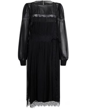 Alberta Ferretti Midi Dresses - Black