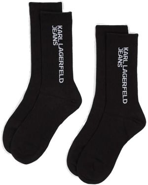 KARL LAGERFELD Socks - Zwart