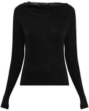 AllSaints Long Sleeve Tops - Negro