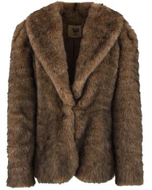 Aniye By Faux Fur & Shearling Jackets - Brown