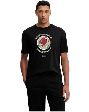 EA7 T-Shirt - Zwart