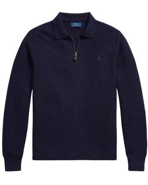 Ralph Lauren Zip-Through Hoodie - Blauw
