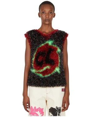 Chopova Lowena V-Neck Knitwear - Rosso