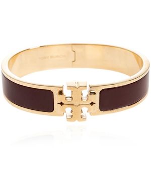 Tory Burch Icon Emaille-Armband - Braun