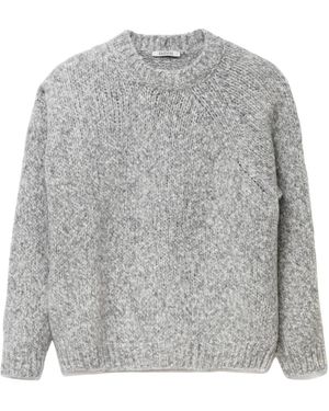 Gauchère Round-Neck Knitwear - Gris