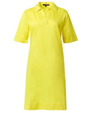 Comma, Elegantes Kleid - Gelb
