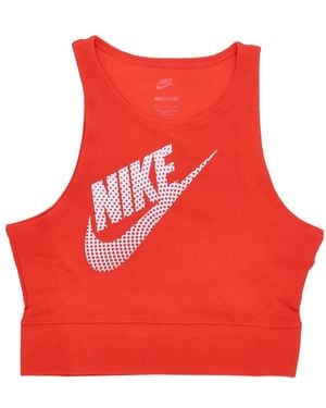 Nike Sleeveless Tops - Red