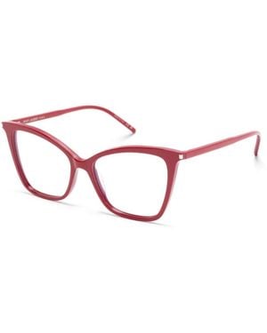 Saint Laurent Glasses - Red