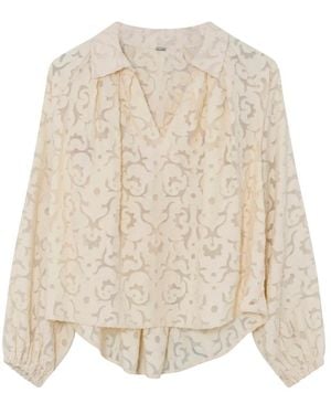 GUSTAV Annsofie Blouse - Naturel