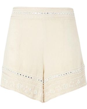 Twinset Casual Shorts - Natural