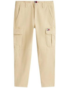 Tommy Hilfiger Slim-Fit Trousers - Natural