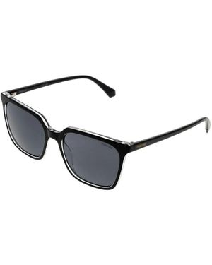 Polaroid Schwarze quadratische polarisierte sonnenbrille uv-schutz