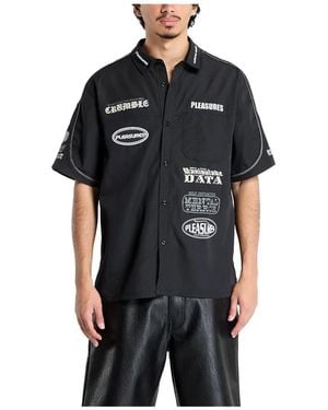 Pleasures Short Sleeve Shirts - Black