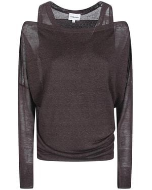 P.A.R.O.S.H. Babylon26 Long Sleeve Sweater - Grau