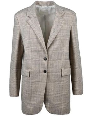 Circolo 1901 Single-Breasted Coats - Gris