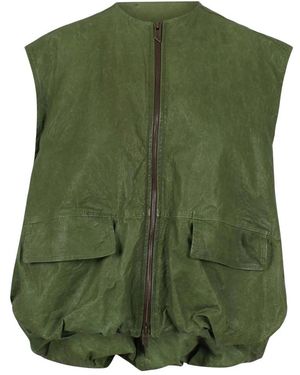 Salvatore Santoro Vests - Green