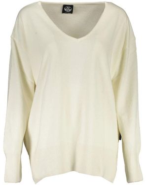 North Sails V-Neck Knitwear, Mujer, Talla - Blanco