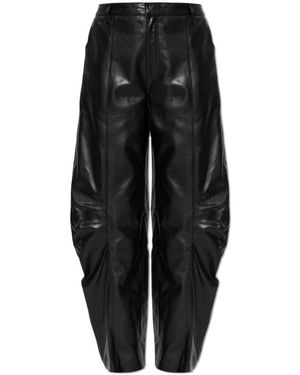 ROTATE BIRGER CHRISTENSEN Leather Trousers - Negro