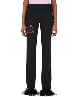 Maisie Wilen Slim-Fit Trousers - Nero