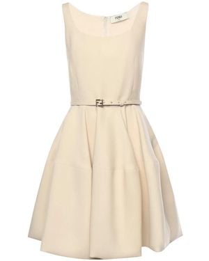 Fendi Short Dresses - Natural