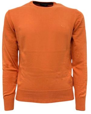 Harmont & Blaine Langärmeliger baumwollpullover - xl - Orange