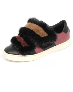 Santoni Trainers - Black