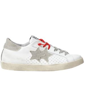 2Star Schoenen ,Wit ,Leer Sneakers
