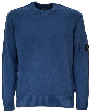C.P. Company Round-Neck Knitwear - Azul