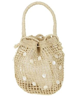 Alanui Tassen ,Precious Moments Raffia Tas - Metallic