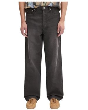 Visvim Fluxus 01 Ex Wide - Zwart