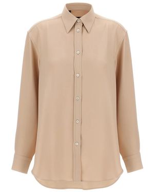 Brioni Cady Seidenhemd - Natur