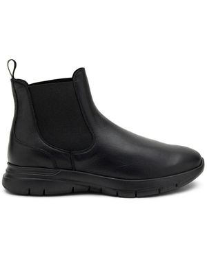 Frau Schoenen ,Zwart ,Leer Beatles Chelsea Boot