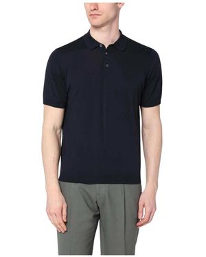 Drumohr Polo Shirts - Black