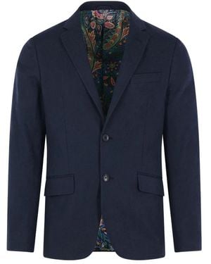 Etro Blazers - Bleu