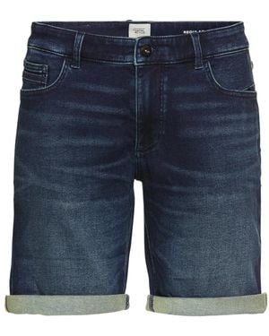 Camel Active Regular Fit Denim Shorts - Blau