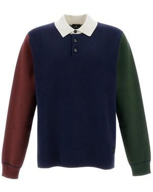 Paul Smith M2R-A062-W22831 Poloshirt Pullover - Blau