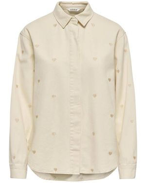 ONLY Vera Denim Shirt - Naturel