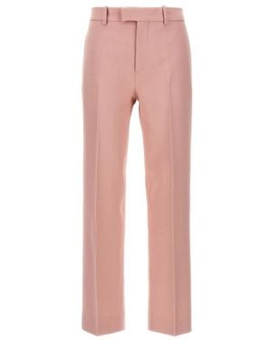 Burberry Straight Trousers - Pink