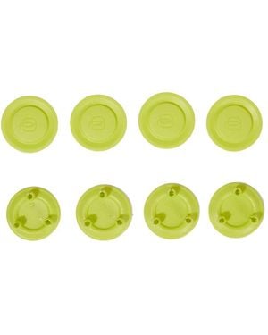 Piquadro Set Of 8 Wheel Caps - Groen