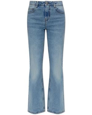Ami Paris Jeans ,Blauw ,Katoen Flare Fit Jeans