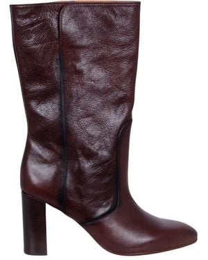 Chie Mihara Heeled Boots - Purple