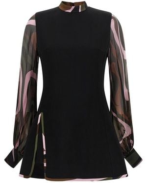 PUCCI Vestido Midi - Negro