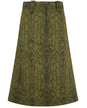 Alberta Ferretti Midi Skirts - Green