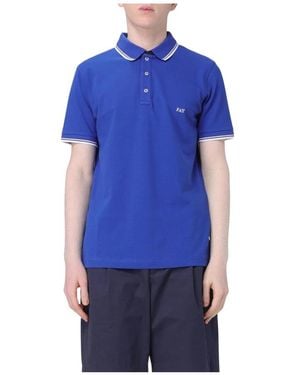 Fay Polo Shirts - Blue