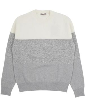 Herno Round-Neck Knitwear - Gris