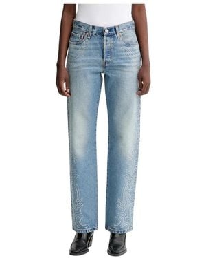 Levi's Jeans ,Blauw ,Straight Jeans