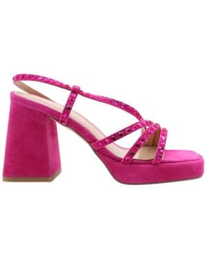 Alma En Pena. High Heel Sandals - Pink