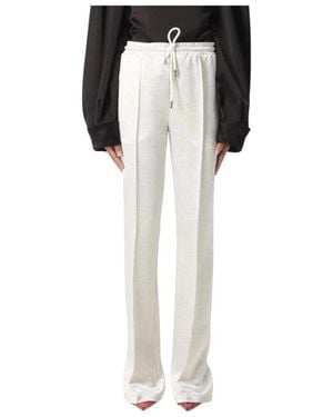 JW Anderson Wide Leg Linnenmix Broek - Zwart